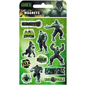 The Incredible Hulk 12 Fridge Magnets Slim