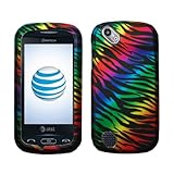 Black Green Blue Yellow Pink Colorful Rainbow Zebra Rubber Coating Hard Cas ....