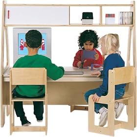 Click here to buy TWIN COMPUTER DESK CENTER by CutieBeauty jc.