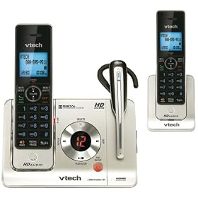 V-Tech LS6475-3 DECT 6.0 2 Handsets with DECT 6.0 Headset