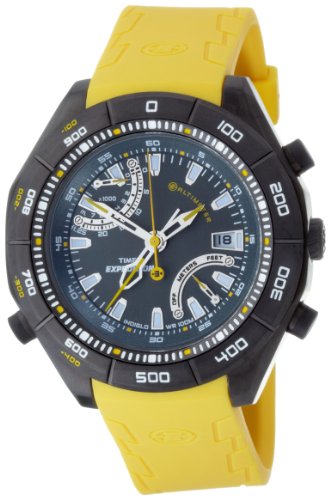 Timex Herren-Armbanduhr XL Timex Epedition E-Altimeter Analog Kautschuk T2N730