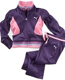 Puma Girls 7-16 Girltalk Jacket,Grape,Large