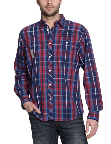 TOM TAILOR Herren Freizeithemd 20169850010/Ray pocket detail shirt, Gr. 58 (XXXL), Blau (6 Preisvergleich