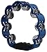 YMC Flower Shaped Ez Grip Tambourine 16 Jingles - Blue