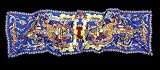 Silk Shawl Pakal in Blue