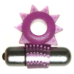 Wireless Vibrating Male Penis Ring Erection Aid Purple