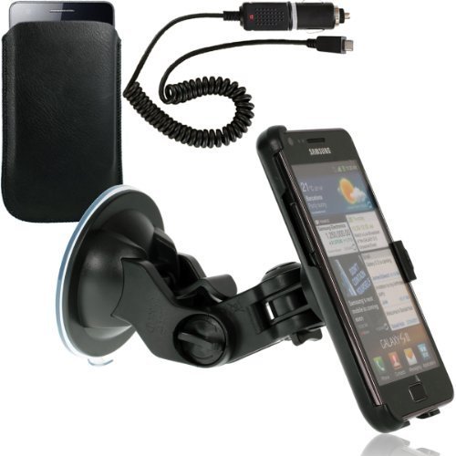 Wicked Chili SET: Samsung Galaxy S2 / i9100 S II KFZ Halterung / Autohalterung (vibrations Preisvergleich