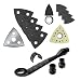 Rockwell RW9172K Sanding and Polishing Kit for Sonicrafter tool includes Sanding Sheets, Polishing Pads, Finger Pad and Dust Extractor Pad