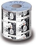 bedrucktes Toilettenpapier - Schneemann Box Hoehe 10cm