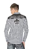 Mission Clothing Cest Le Vie Western Big Check Velvet Fleur de Lis Shirt