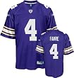 Brett Favre Jersey: Reebok Purple Alternate Replica #4 Minnesota Vikings Jersey