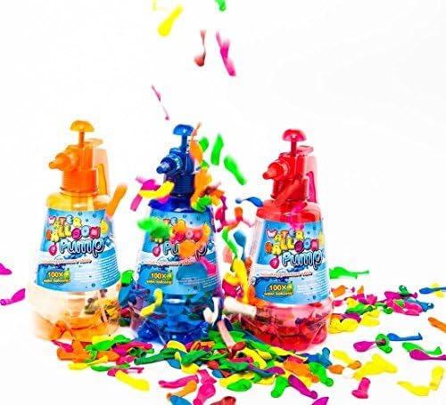 esto24- water bombs pump incl. 200 water balloons and filling aid for water bombs 1.5 liter by Mascot Europe