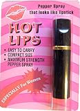  : PS Products Hot Lips Pepper Spray .75oz Lipstick Disguised Pepper Spray Silver