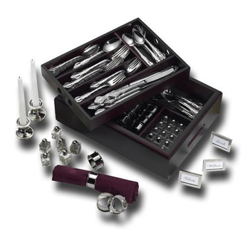 Wallace Countess 115-Piece Flatware Set, Service for 12