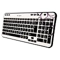 Logitech K360 Tastatur schnurlos Purple Pebbles (deutsches Tastaturlayout, QWERTZ)