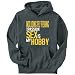 Hoodie Mens Dark Silver  Including Fly Fishing is my passion, sex is my hobby  Hobbies