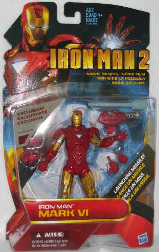 IRON MAN Mark VI Ironman 2 Movie 6″ EXCLUSIVE Limited Edtion Action Figure Hasbro