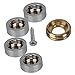 BQLZR Copper Decorative Screw Nails Screws Decor Cap 14mm in Dia for Mirror to Hide The Screws, Home Decor Wardrobes Furniture, Screw Length About 1 inch Pack of 8