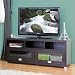 Baxton Studio Swindon Modern TV Stand with Glass Doors