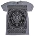 Presidential Seal in Heather Grey Mens T-shirt by Obey Clothing