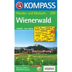 Wienerwald: Wander- und Bikekarte. GPS-genau. 1:50.000