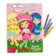 Strawberry Shortcake Big Best Coloring Book with Pastel Crayons (8) Party Supplies