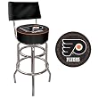 NHL Philadelphia Flyers Padded Bar Stool with Back (fls)