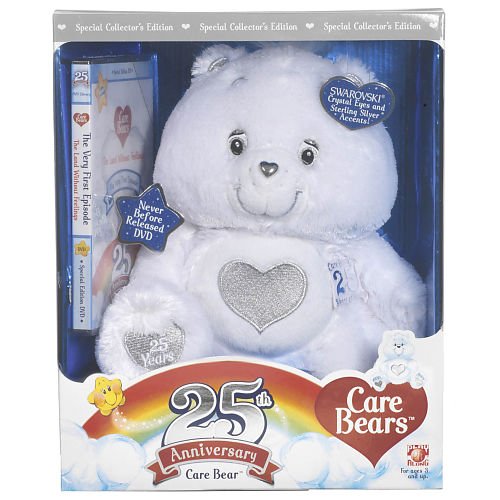 Childrens Toyshop  Toys : Care Bears 25th Anniversary Bear with DVD