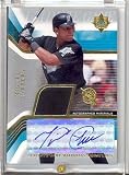 Miguel Cabrera 2004 Upper Deck Ultimate Collection Game Materials Signature Card