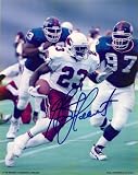 GARRISON HEARST,ARIZONA CARDINALS,CINCINNATI BENGALS,SAN FRANCISCO 49ERS,NINERS,GEORGIA BULL DOGS,SIGNED,AUTOGRAPHED,8X10 PHOTO,COA, RARE HARD PHOTO TO FIND