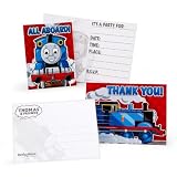 Thomas the Tank Engine Invitations and Thank-You Notes (8 each)