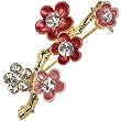 Sakura Cherry Blossom Branch Diamante Gold-Tone Brooch Pin Sakura Cherry Blossom Branch Diamante Gold-Tone Brooch Pin