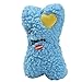 Zanies Embroidered Berber Bone Dog Toys, Blue