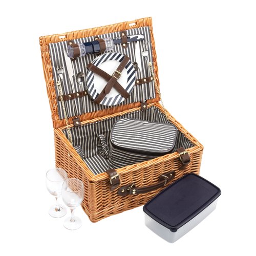 Kitchen Craft Coolmovers Deluxe Picnic Hamper, Two Person