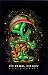 No Alien, No Cry (Alien Bob Marley) Flocked Blacklight Poster Print - 24 X 36