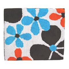 Ridder 7358080-350 Vorleger ohne Ausschnitt ca. 60 x 50 cm, 100% Cotton Hippy multicolor braun