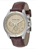 Michael Kors - Beige Dial Brown Leather strap - Men's Watch - MK8115