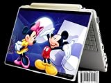 Laptop Skin Shop Laptop Notebook Skin Sticker Cover Art Decal Fits 13.3″ 14″ 15.6″ 16″ HP Dell Lenovo Asus Compaq (Free 2 Wrist Pad Included) Mickey and Minnie Mouse
