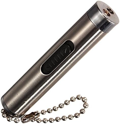 Red Laser Pointer With Flashlight / Torch Keychain (2 In 1) + 3x Cell batteries