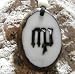 ZODIAC PENDANT "VIRGO" TAGUA NUT handmade jewelry