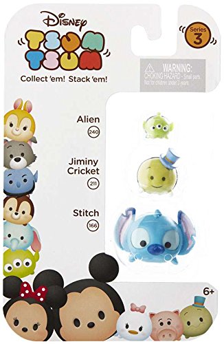 Disney Tsum Tsum Series 3 Alien, Jiminy Cricket & Stitch 1