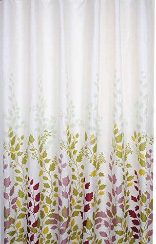 High-End Waterproof And Mildew-Resistant Polyester Fabic Thickening Bathroom Shower Curtain With Ldyllic Maple Leaf Pattern,200x200 cm