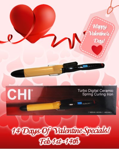  CHI Turbo Digital Ceramic Spring Curling Iron 1