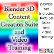 3D Content Creation Suite and Video Training 2-DVDs set for Windows, Mac OS X and Linux