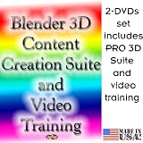 3D Content Creation Suite and Video Training 2-DVDs set, ver 2009 for Windows, Mac OS X and Linux