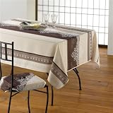 Nappe Manosque camel rectangle 150x240cm