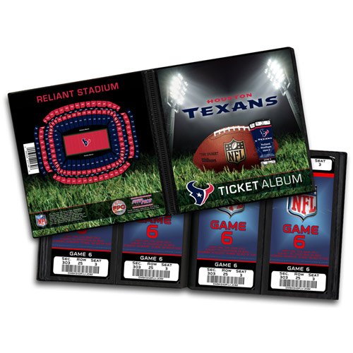NFL Houston Texans Ticket Album
