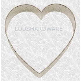 8CM HEART SHAPED BISCUIT PASTRY COOKIE CUTTER