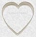 from CHEF AID 8CM HEART SHAPED BISCUIT PASTRY COOKIE CUTTER Model 876539