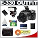 Olympus Evolt E330 7.5MP Digital SLR Camera + Olympus 14-45mm Zuiko Lens + Olympus FL-36 Flash + Transcend 4GB 120X CompactFlash Card + Spare Replacement Battery for Olympus BLM-1 + Cameta Incognito 1000 Deluxe SLR Gadget Bag (fits E300, E330, E410, E500 & E510)